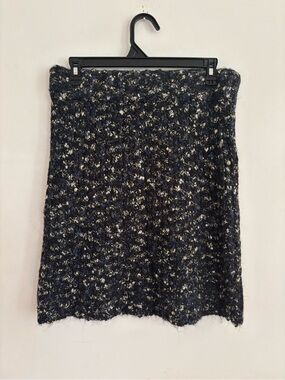 Fenn Wright Manson Alpaca Mohair Knit Skirt Size M